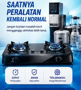 Jasa Service Kompor Gas Panggilan Terdekat & Bergaransi