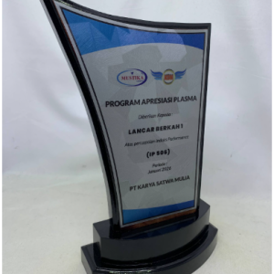 Plakat Kayu Tipe B – Elegansi Apresiasi Berbahan Kayu