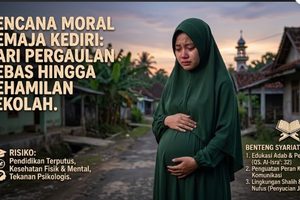 Dari Pergaulan Bebas Hingga Kehamilan Usia Sekolah: Bencana Moral Remaja Kediri dan Benteng Syariat Islam