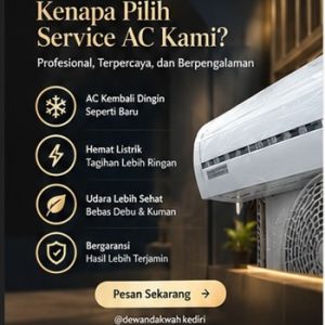 Service AC Kediri Bergaransi - AC Dingin & Hemat Listrik