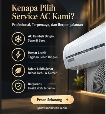 Service AC Kediri Bergaransi - AC Dingin & Hemat Listrik